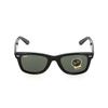 RayBan Traveler Black Square Frame Green Lenses Square Sunglasses Unisex