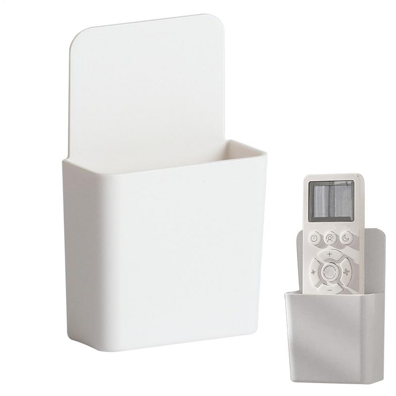 Wall Mounted Remote Control Holder Wall Mounted Storage Box Air Conditioning TV Wall Mounted Storage Box No Drilling CN