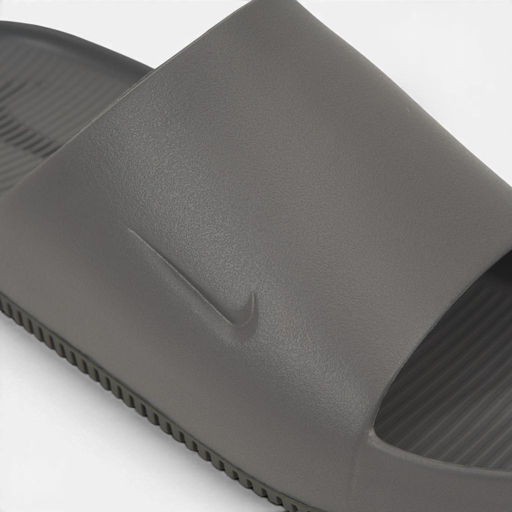 Nike Calm Slide Flat Zinnfarben Herren Sneaker Grau FD4116-002