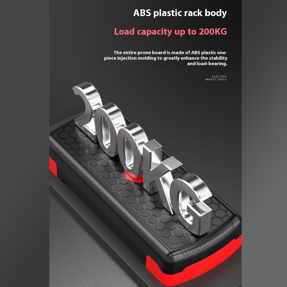 Adjustable Aerobic Stepper - Anti-Slip Fitness Pedal for Home & Gym Step Workout Training