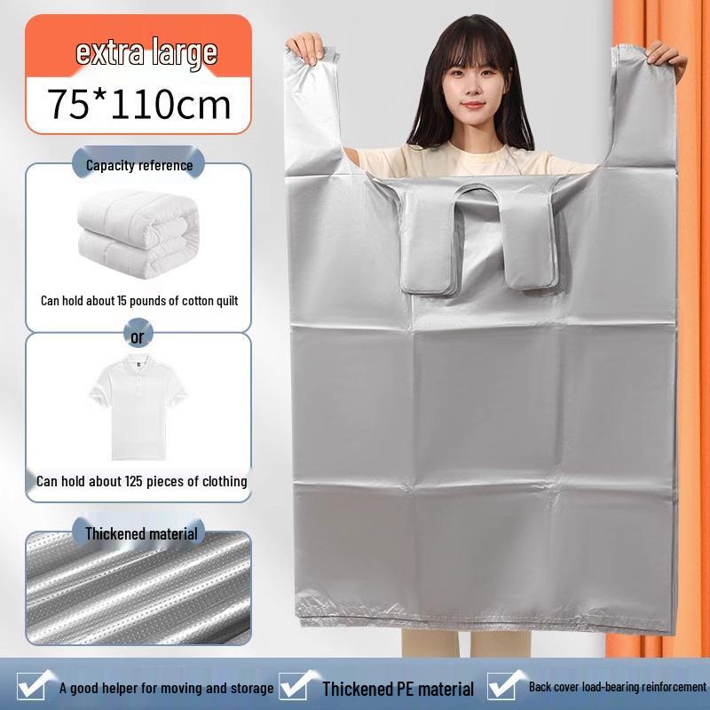 Large Capacity Thickened Quilt and Clothing Storage Bags for Moving and Organizing