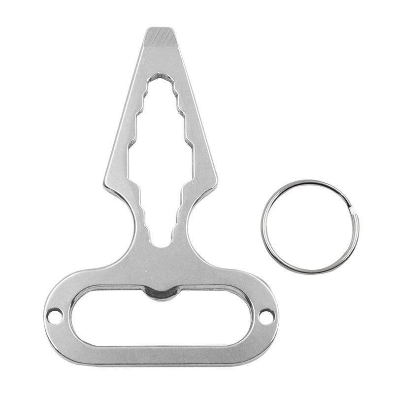 Outdoor Camping Supplies Stainless Steel Edc Spike Wrench Multifunctional Tool Portable Bottle Opener