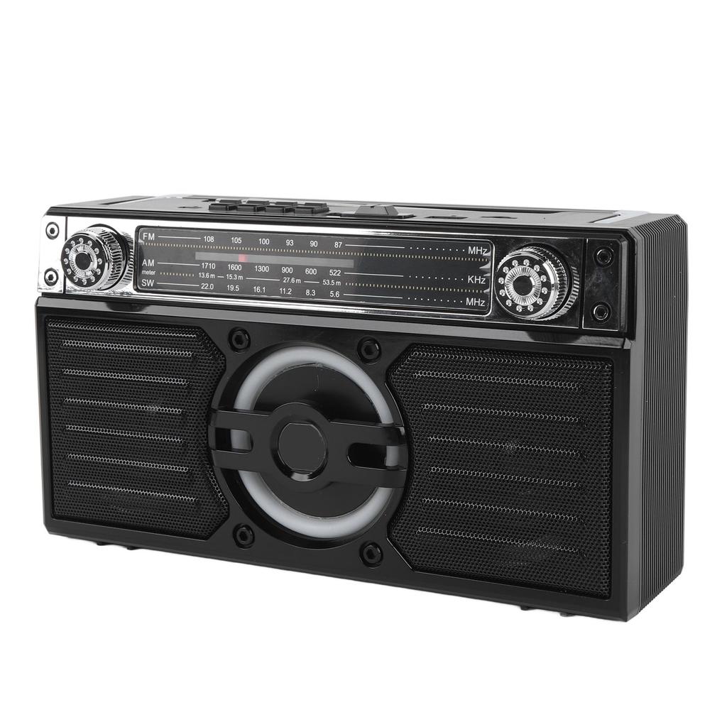 Tragbares Radio Bluetooth Lautsprecher Multifunktional Wiederaufladbar Mehrband FM AM SW Radio für Reisen