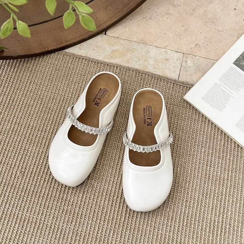 

Thick-soled inner height increase Birkenstock shoes bag head half slippers women s summer wear 2025 new one-pedal Birkenstock sandals single shoes 35