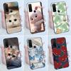 Schattige Case Voor TCL 20R 5G Funda Voor TCL 20AX 5G Print Shell TCL Bremen 5G Beschermhoes Zacht Siliconen Cartoon Zwarte Behuizing