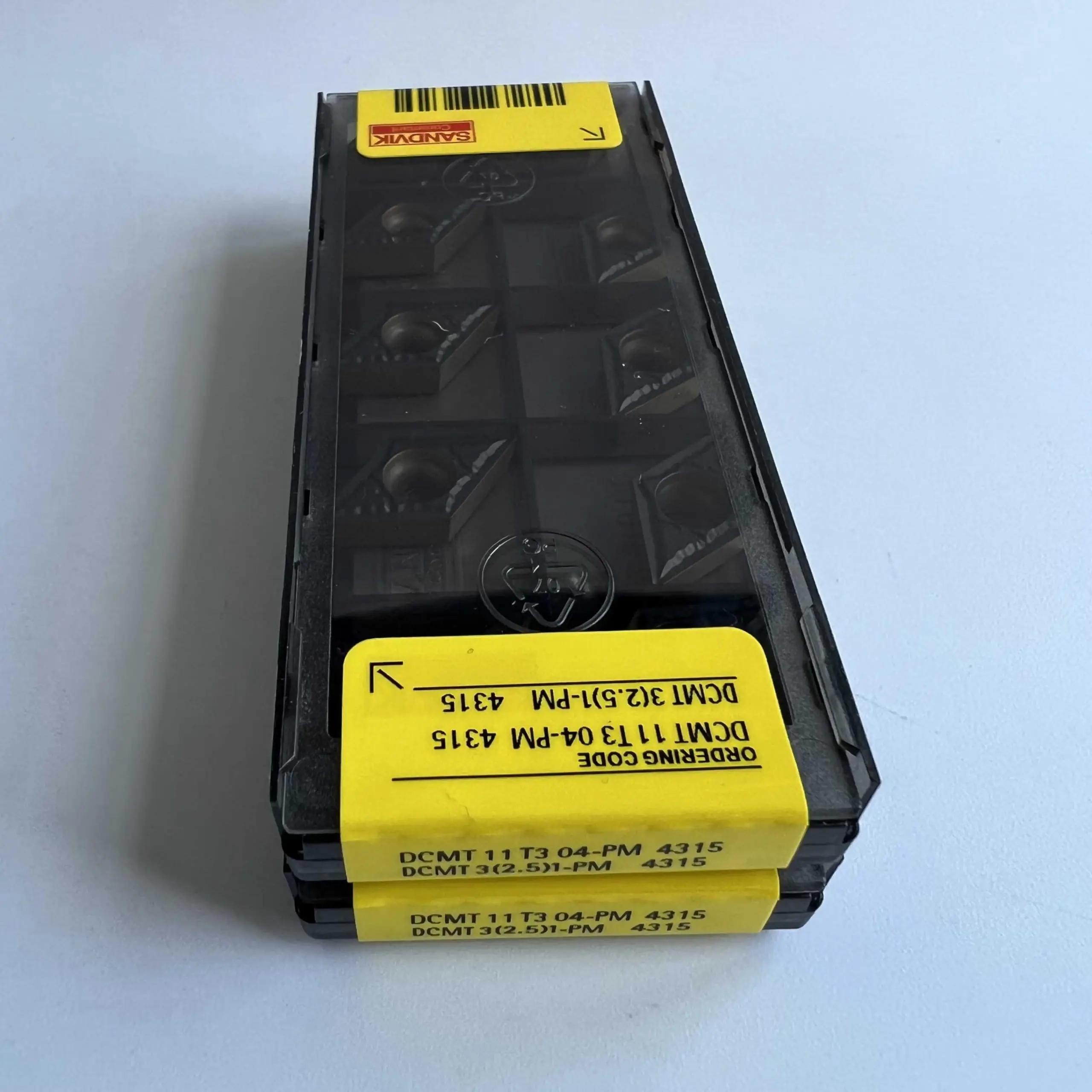 

Original Sandvik / DCMT11T304-PM 4315 / CNC lathe carbide blade 10 Pcs