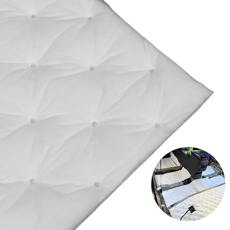 1 Piece Engine Bonnet Firewall Noise Proofing Deadener Anti-Noise Pads 2Mm Aluminum Foil Car Sound Heat Insulation Cotton Mats