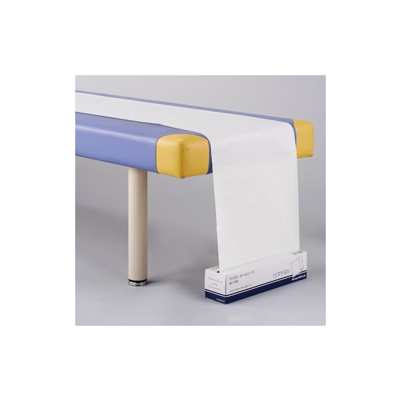 Matsuyoshi Roll Sheets, Examination Table Cover, Disposable, Waterproof, MY-7520R, 37 x 30 cm, 120 Sheets per Roll, Perforated, Disposable Sheets, for