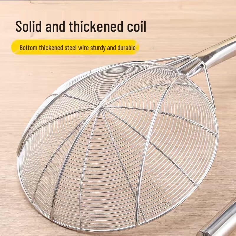 HUIWEN Edelstahl Schöpfkelle mit langem Griff