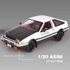 1:20 AE86 Rolls Royce Cullinan Model Cars Alloy Toy Wheel Steering Vehicle Light Music Pull Back Miniature Car Child Adult Gifts