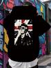 Punk Rock Graphic Hoodie - British Flag Design with "I'm Not Old I'm Classic" Print