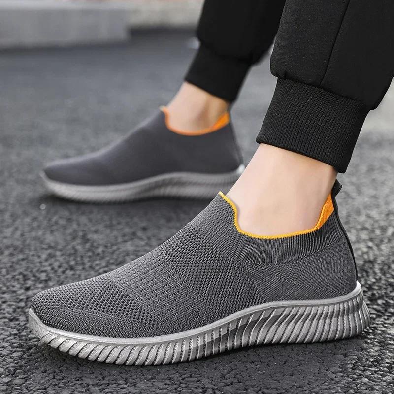 Mesh joggesko for menn Designer menn fritidssko Pustende fritidssko Lette menn Løpetrenere Loafers Masculino Esportivo
