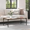 Coffee Table Reclaimed Wood Look 100 x 50 x 35 cm Engineered Wood