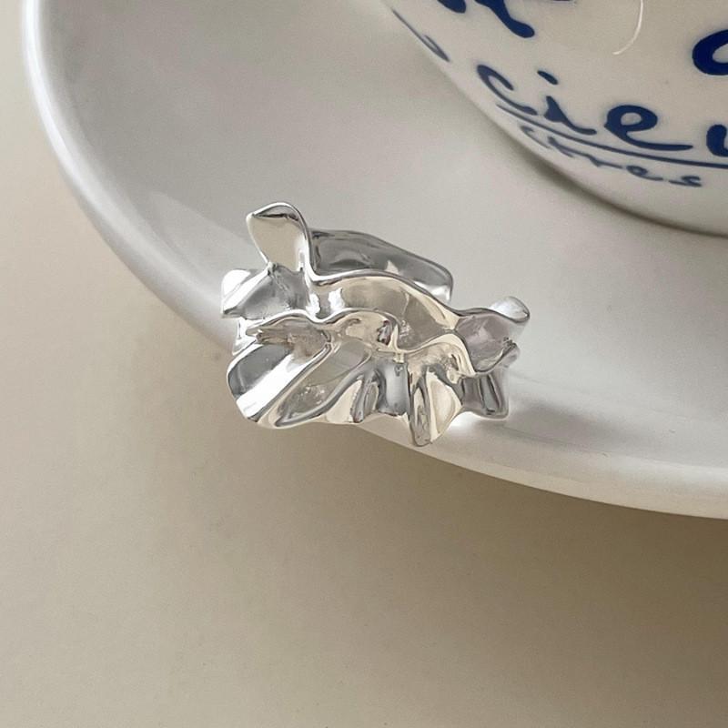 

Плиссированная модная юбка открытое кольцо для женщин с элегантным стилем геометрическое