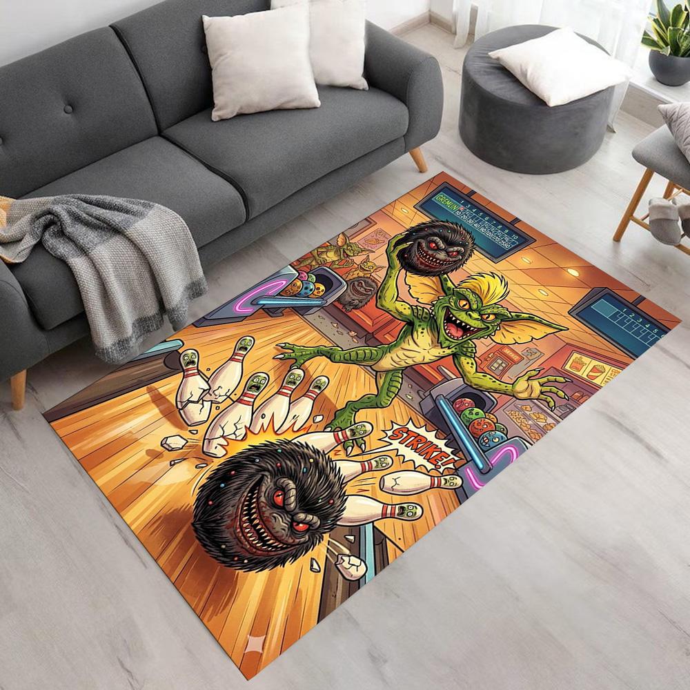 Gremlins Floor Rug Office Rug Design for Dormitory Living Rooms Dining Room Study room Anti-slip Rug Office home decor
