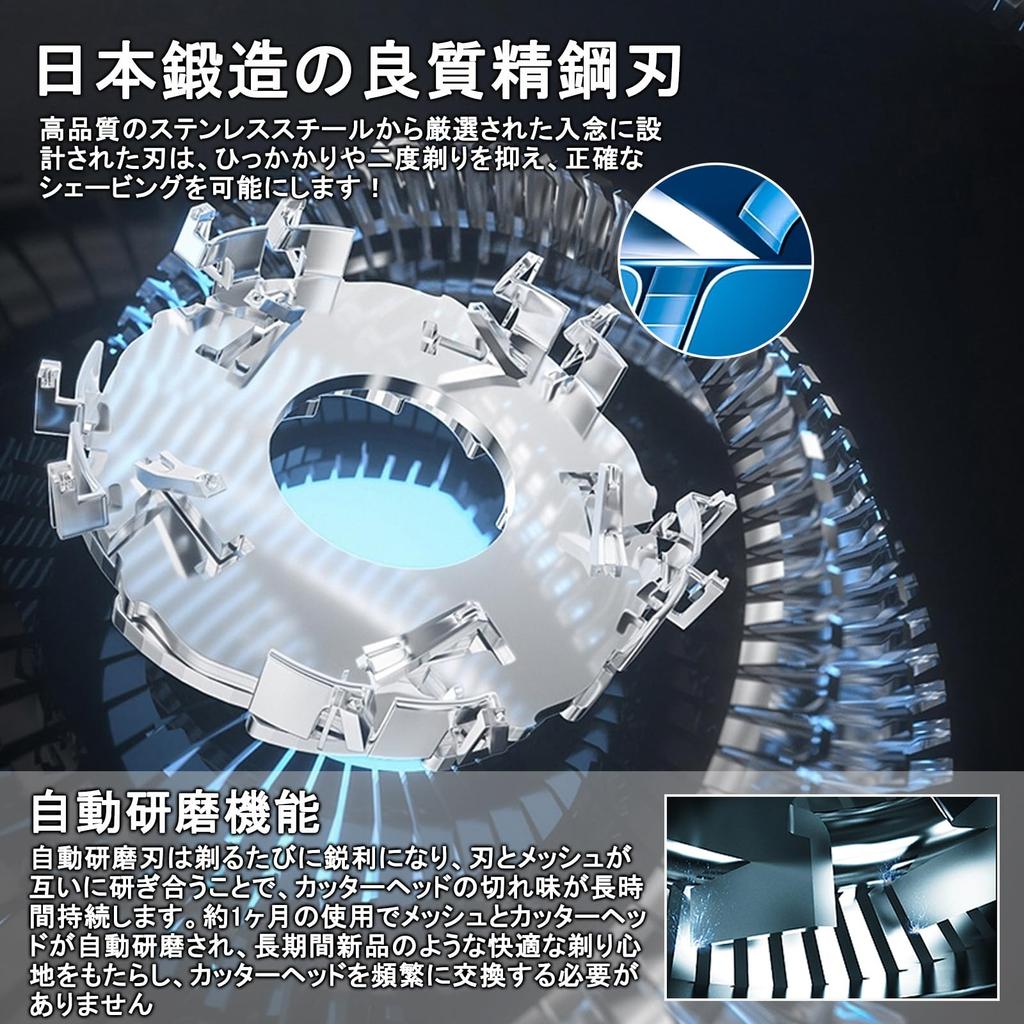 Compact Electric Electric Electric Shaver with Beard Density Rotary Close Automatic IPX7 LED Power Low Business Keep In the Birthday Gift for Japanese