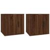 816655 vidaXL Meubles TV muraux 2 pcs Chêne marron 40x34,5x40 cm