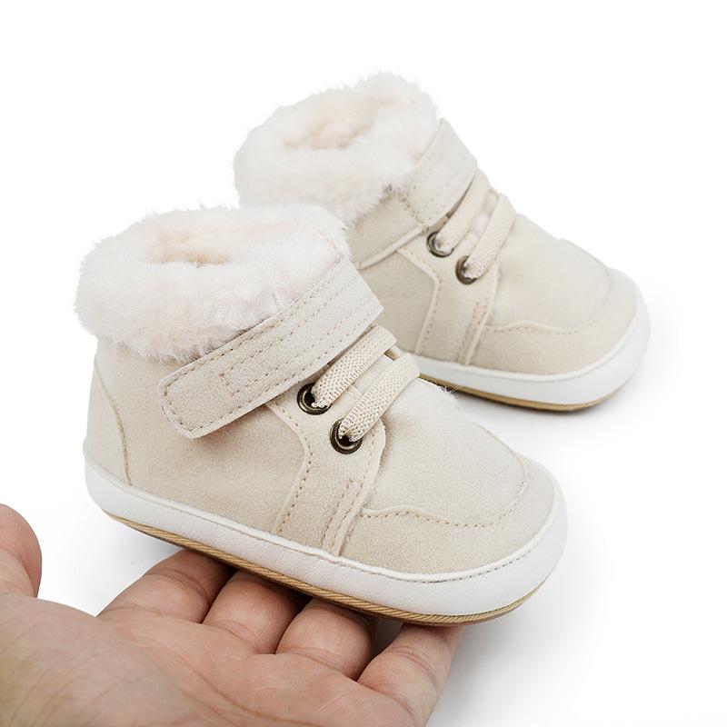 Aimele Winter Cotton Velcro Baby Prewalker Shoes (0-1 Year)