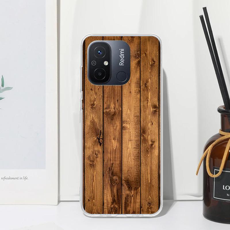 Wood Wooden Pattern Phone Case For Xiaomi Redmi 14C 13 13C 12 12C 10 10A 10C 9 9A 9C 9T 8 8A 7 7A 6A 6 Pro K80 K70 K60 K40 K20 1