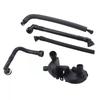5Pcs PCV Crankcase Vent Valve & Breather Hose Kit For BMW E46 325i 330i 325Xi