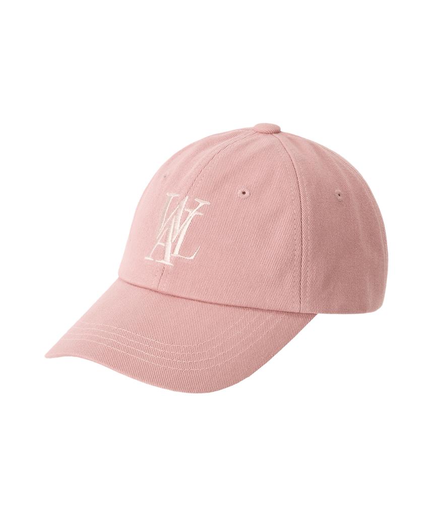 Uallong Signature Logo Ball Cap - Dusty Pink (Pink Logo)