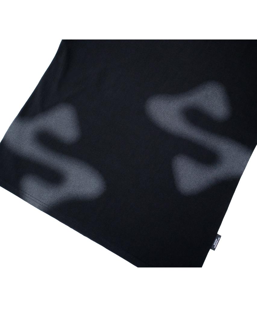 Bipitudiseuodeo Two Big Symbol Logo Tee Black