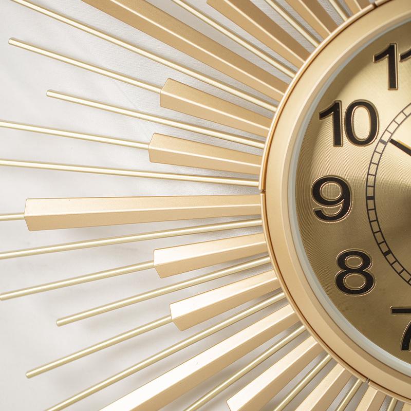 Creative wall clock Stylish and simple bedroom Living room High-end decorative home clocks Living room Light luxury wall-mounted clocks