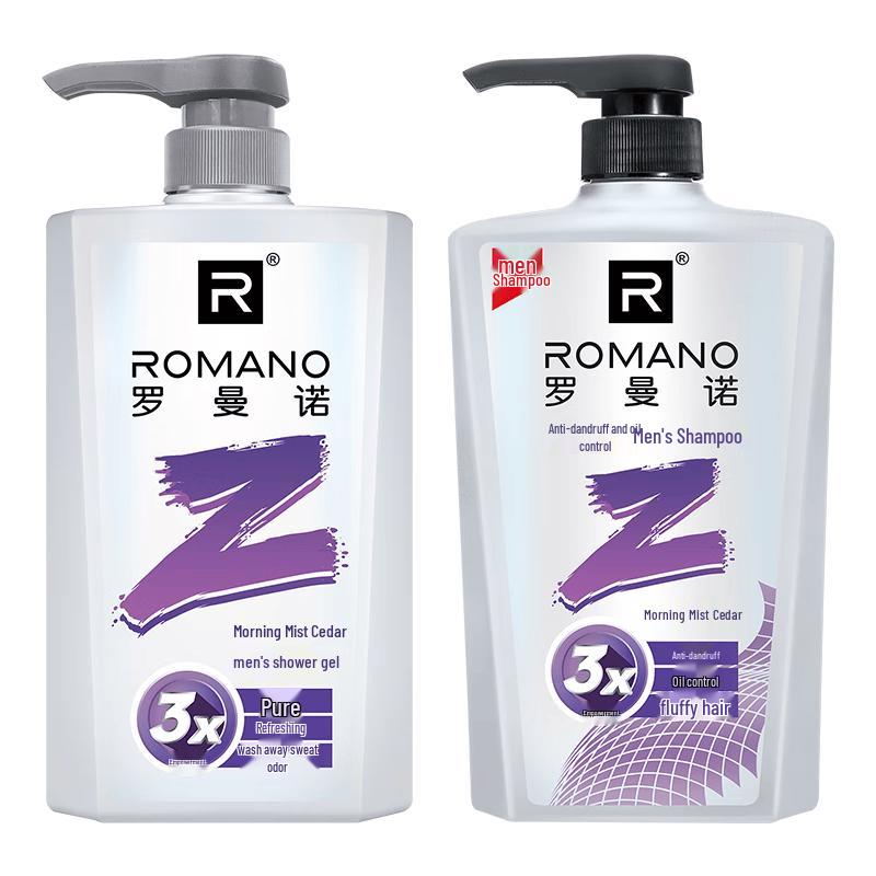 Romano Men s Morning Mist Cedar Shampoo & Shower Gel Set