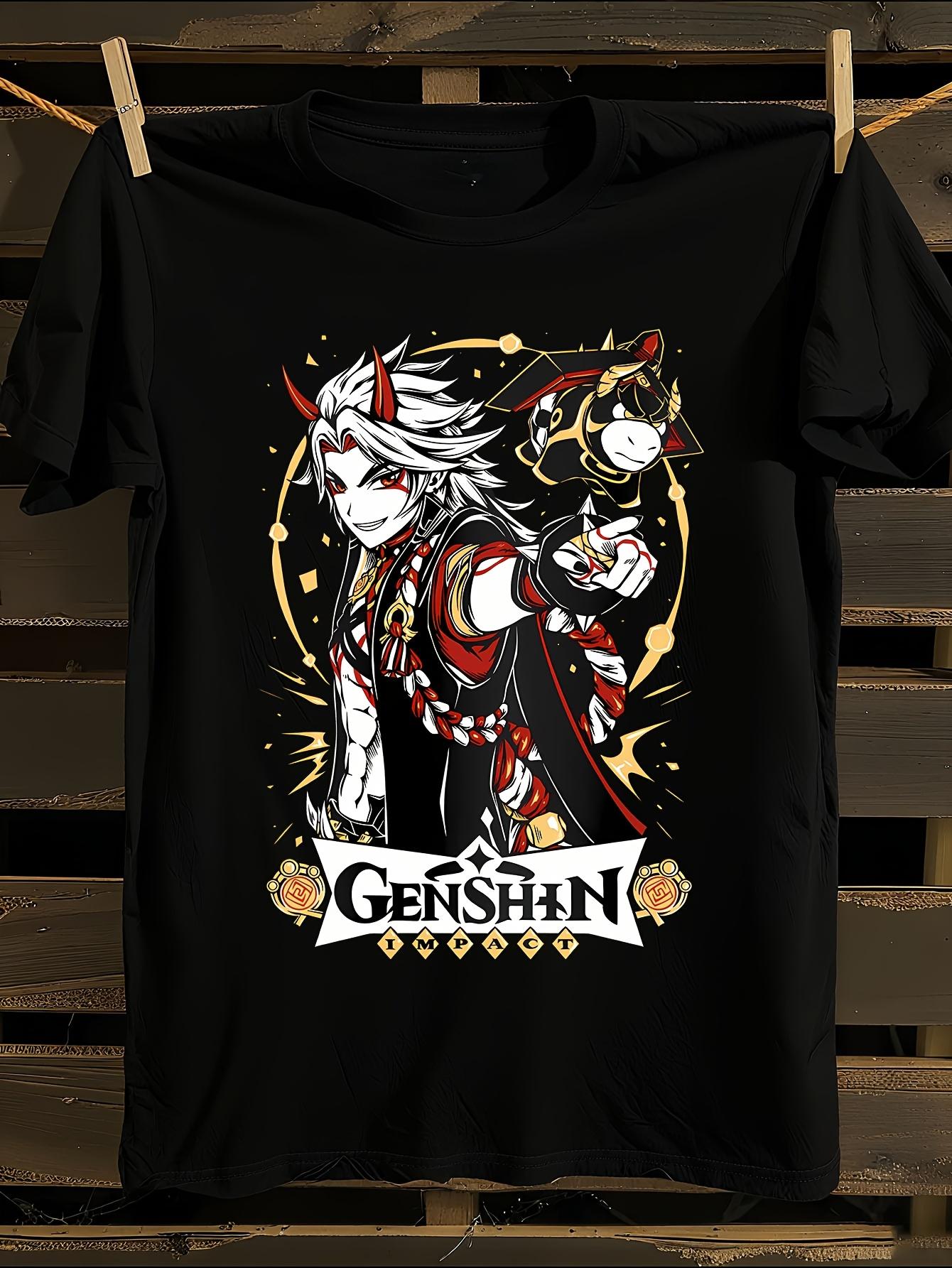 Genshin Impact Itto Anime Graphic T-shirt XXXL