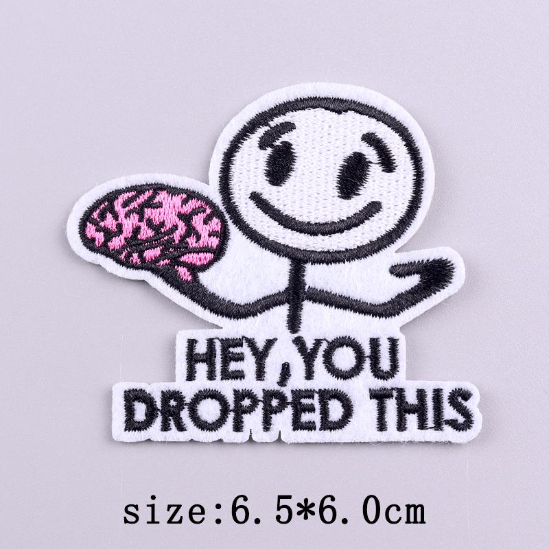 Little Yellow Duck Embroidery Patches For Clothing Hip Hop Animal Patch Iron On Patches On Clothes Fusible Patch Stickers Badges