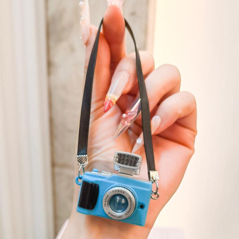 Cotton Doll Strap Webbing Sound Camera Pendant Puppy Mini Backpack Souvenir