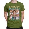 Crazy King Hasbulla Art Khabib T-Shirts for Men Round Neck 100% Cotton T Shirt Vintage Short Sleeve Tee Shirt Gift Idea Clothes