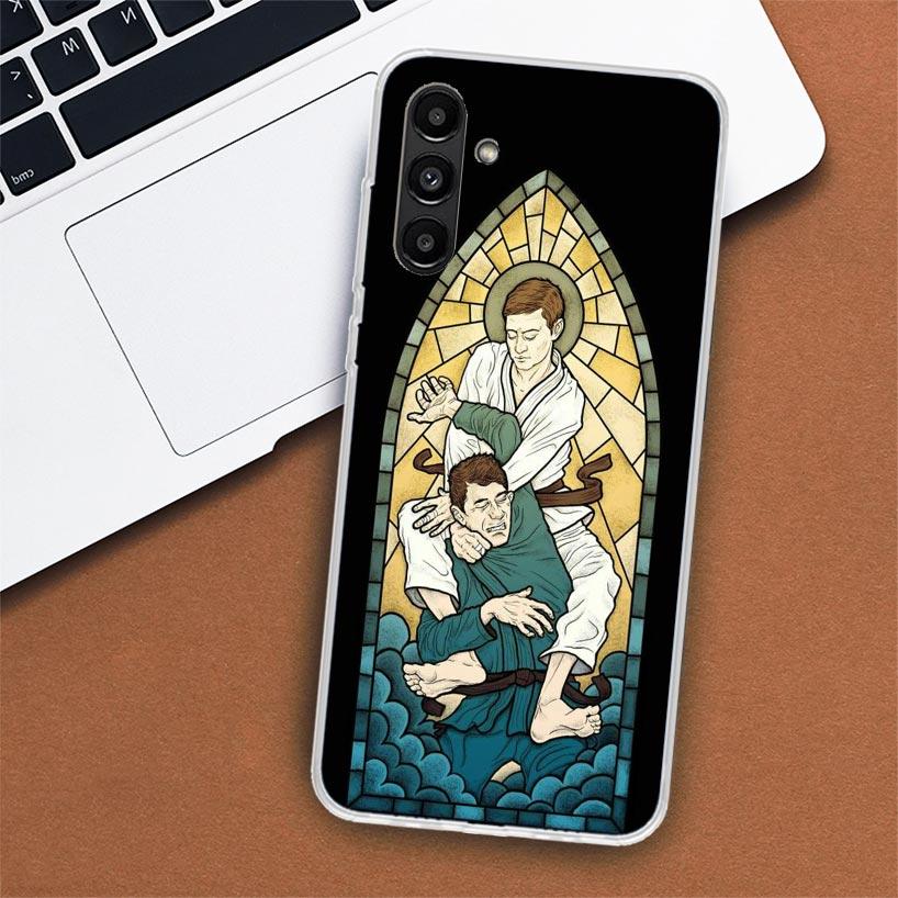 Judo Jiu Jitsu BJJ Brazilian Phone Case For Samsung Galaxy A51 A71 A50 A70 A40 A30 A20E A10 A41 A31 A21S A11 A01 A6 A8 + A7 A9 P