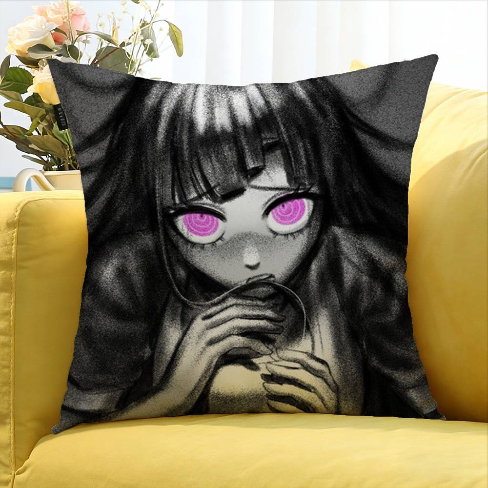 Video Game MMikan Tsumiki World Various Sizes Square Pillow Case For Car Home Bedchamber Decor