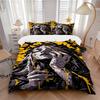 3pcs Bedding Set Dark Art "Cracked Soul" Includes 1 Comforter + 2 Pillowcases, Without Pillow Inserts, Soft Comfortable, Lightweight Breathable059