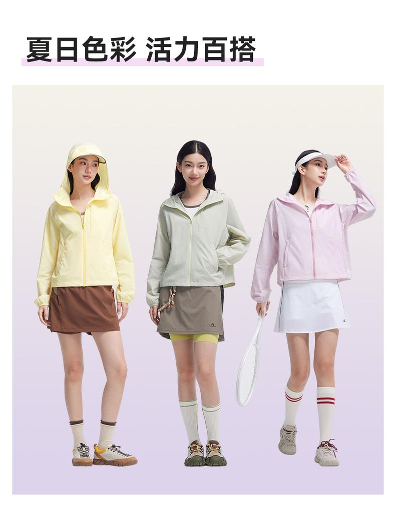 UPF50+ Short Hooded Sunscreen Clothing