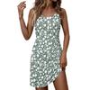 Women’s Sleeveless Striped Tank Dress Vertical Stripe Pattern Scoop Neck Casual Fit Lightweight Fabric