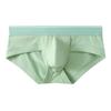 Männliche Frühjahrs- und Sommer-Sexy Reine Baumwolle U-Konvex Große Tasche Atmungsaktive Niedrige Taille Dreieck-Slips