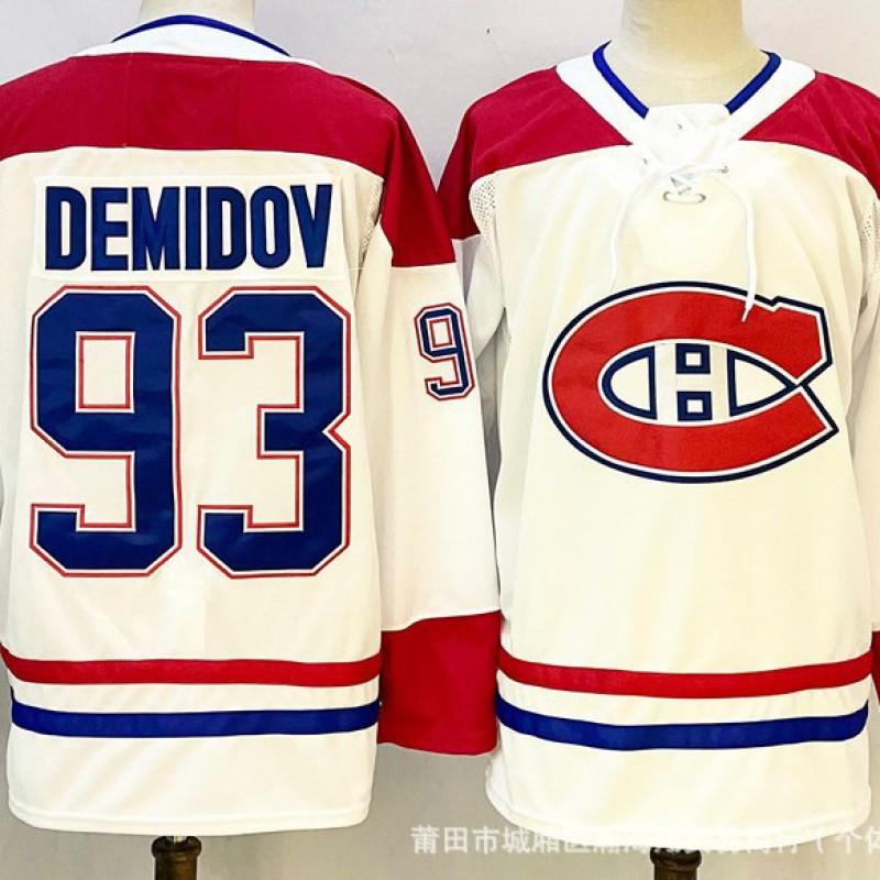 Mens Ice Hockey Jersey Canada Team 48 Hutson Embroidered Performance Sportswear Adult Fall Season