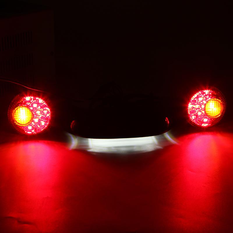 Motorkerékpár LED Hátsó Indexfény Féklámpa Sáv Hátsó Lámpa Lámpa Harley Davidson 2010-Későbbi Road Glide Indexlámpa Átlátszó