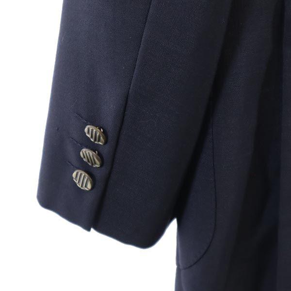Lanvin Mohair Blend Tailored Jacket ST46-54 Navy Men's Used