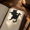 Practical Gifts for Avid Readers 3PCS Cartoon Cat Bookmark, Durable PET Cute Page Marker, Decorative Table Ornaments Home 3D Printing Lightweight