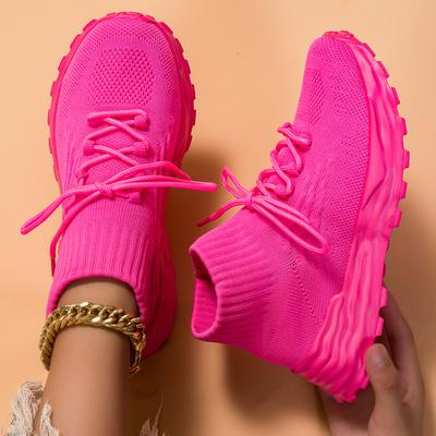 Platform White Shoes Women's New Ins Fashionable Autumn Versatile Muffin Lightweight Casual Sports Height Increasing Insole Women's Shoes