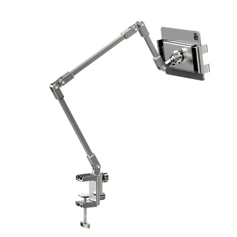 Adjustable Tablet Stand 360-degree Rotation 3 Sections Arms Bedside Phone Holder for 5-12Inch Phone Ipad Pro Mini for Xiaomi