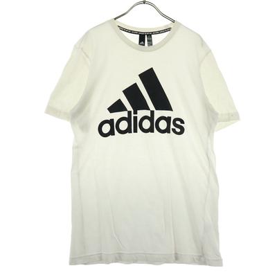 Produse de frumusețe Tricou cu mânecă scurtă cu imprimeu Logo adidas L alb Femei Folosit