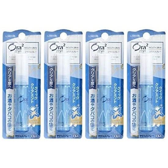 Aura 2 Breath Fine Mouth Spray Quick Mint 6ml4 pieces
