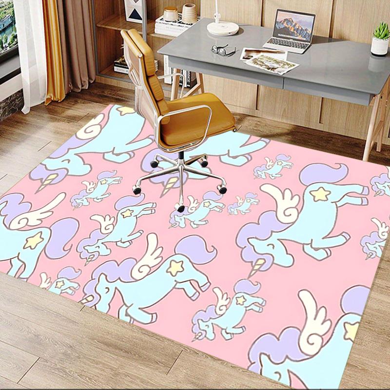 1PC Unicorn Star Carpet Ultra Soft, Thick & Absorbent, Non Slip Machine Washable Mat for Entryway