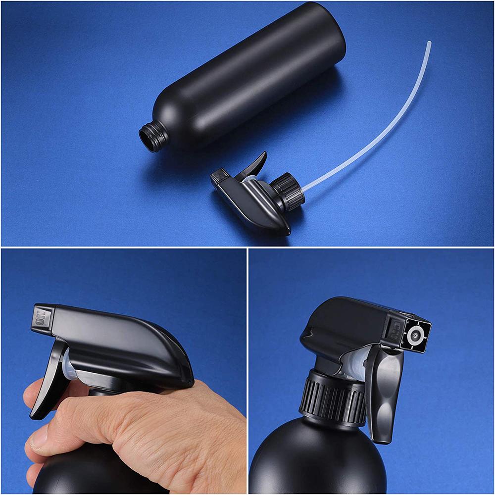 3 Pcs Spray Bottles Black Perfume Bottle Empty Spray Bottles Pump Sprayer Fine Mist Spray Refillable Cosmetics Water Spray