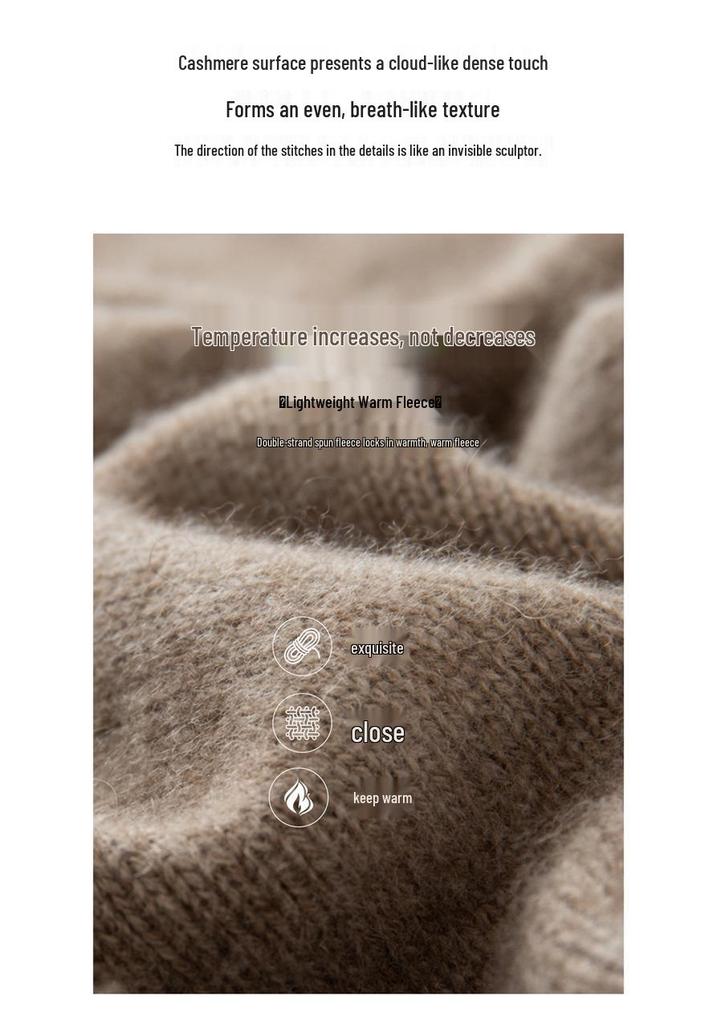 Korean Style Women's Cashmere Sweater - Cute Cat Jacquard, Round Neck Knitwear for Autumn/Winter