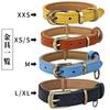 Beanspet Echtleder Hundehalsband für und Groß Lederhalsband mit Wildleder Erhältlich in 6 Größen und 5 Basismodell Klein, Mittel, Hunde, Leichtgewicht,